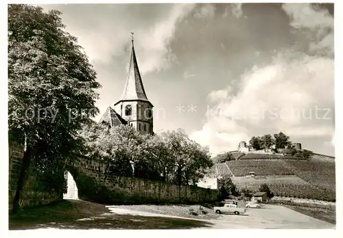 AK / Ansichtskarte  Weinsberg_BW Ev Kirchengemeinde Johanneskirche mit Weibertreu 