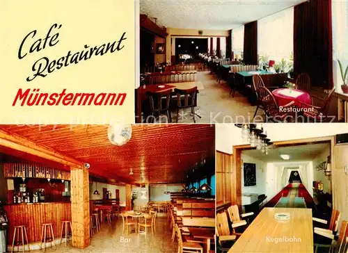 AK / Ansichtskarte 73866591 Haaren_Bueren Cafe Restaurant Bar Kegelbahn Haaren Bueren