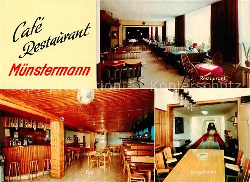 AK / Ansichtskarte  Haaren_Bueren Cafe Restaurant Bar Kegelbahn Haaren Bueren