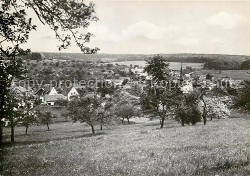 AK / Ansichtskarte 73866608 Wittershausen_Unterfranken Panorama Wittershausen