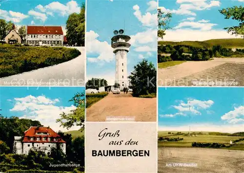 AK / Ansichtskarte 73866610 Nottuln Marienhof Muettergenesungsheim Jugendherberge Longinus-Turm UkW Sender Landschaftspanorama Nottuln