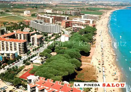 AK / Ansichtskarte 73866630 Salou_Tarragona_Costa_Dorada_ES La Pineda vista aérea 