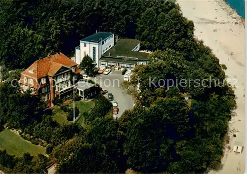 AK / Ansichtskarte  Travemuende_Ostseebad Golfhotel Seetempel Fliegeraufnahme Travemuende_Ostseebad