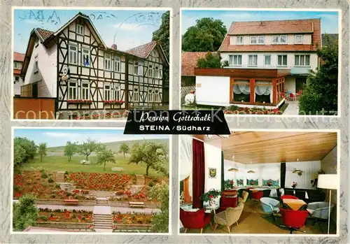 AK / Ansichtskarte 73866667 Steina_Suedharz Pension Gottschalk Gastraum Park Steina Suedharz