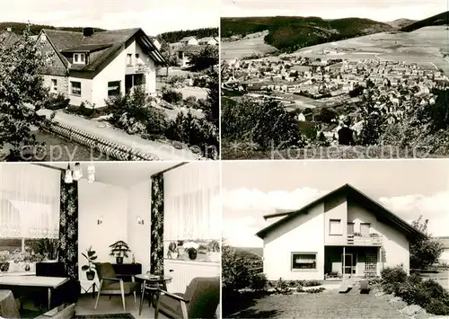 AK / Ansichtskarte  Willingen_Sauerland Haus Goebel Lingemann Panorama Gaststube Willingen_Sauerland