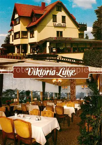 AK / Ansichtskarte 73866730 Hahnenklee-Bockswiese_Harz Hotel Restaurant Cafe Viktoria Luise Gastraum Hahnenklee-Bockswiese