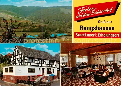 AK / Ansichtskarte 73866746 Rengshausen_Knuellwald Panorama Ferien auf dem Bauernhof Restaurant Rengshausen Knuellwald