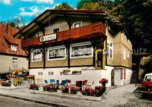 AK / Ansichtskarte  Bad_Lauterberg Cafe Pension Schweizerhaus Bad_Lauterberg