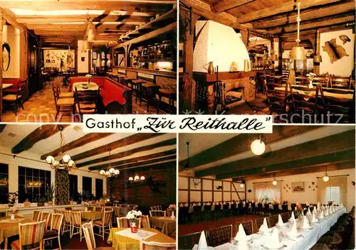 AK / Ansichtskarte  Westbevern_Telgte Gasthof Zur Reithalle Gastraeume Bar 