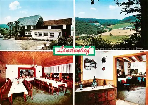 AK / Ansichtskarte  Herzkamp Café Restaurant Lindenhof Landschaftspanorama Herzkamp