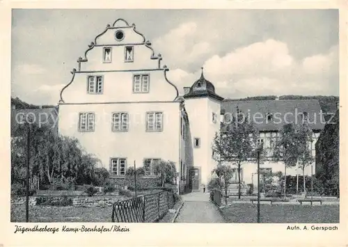 AK / Ansichtskarte  Bornhofen_Kamp Jugendherberge Kupfertiefdruck Bornhofen Kamp