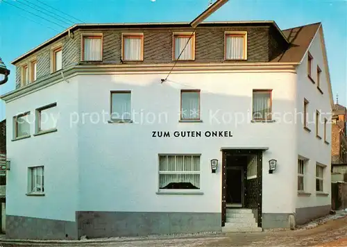 AK / Ansichtskarte  Bruttig_Mosel Gasthaus Pension Zum guten Onkel Bruttig Mosel