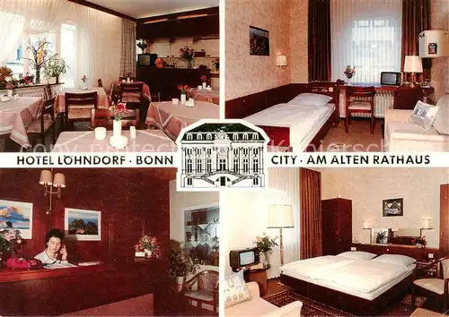 AK / Ansichtskarte 73866831 Bonn_Rhein Hotel Loehndorf Restaurant Fremdenzimmer Rezeption Bonn_Rhein