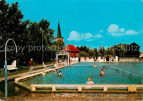 AK / Ansichtskarte  Schuettorf Staedtisches Freibad Schuettorf