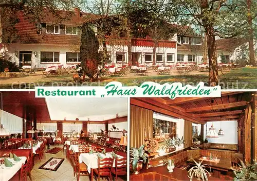 AK / Ansichtskarte  Duelmen Gasthaus Restaurant Waldfrieden am Wildpark Duelmen