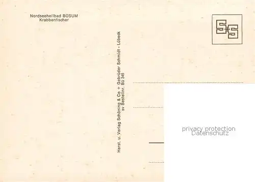AK / Ansichtskarte  Buesum_Nordseebad Krabbenfischer Fischerboot Nordseeheilbad Buesum_Nordseebad