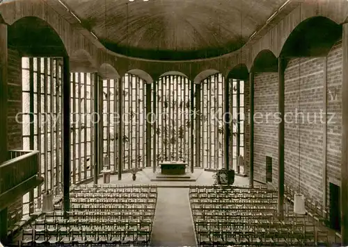 AK / Ansichtskarte  Freiburg_Breisgau Evangelische Ludwigskirche Innenansicht Freiburg Breisgau