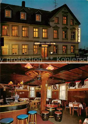 AK / Ansichtskarte  Brilon Hotel Stadt Brilon Gastraum Brilon