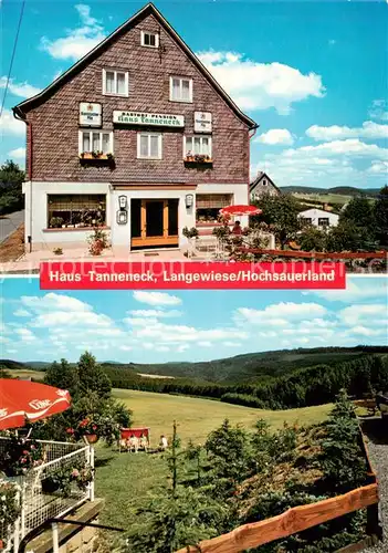 AK / Ansichtskarte  Langewiese Haus Tanneneck Panorama Langewiese