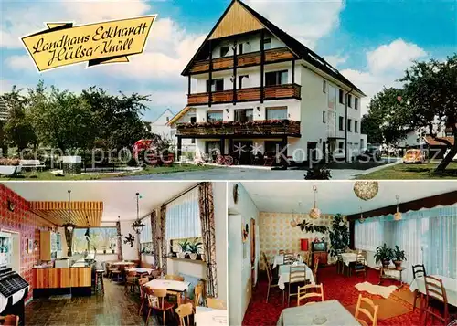 AK / Ansichtskarte  Huelsa Landgasthaus Eckhardt Gastraeume Huelsa