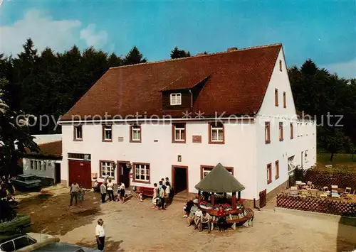 AK / Ansichtskarte  Eschau_Unterfranken Gasthaus Pension Hundsrueck Eschau Unterfranken