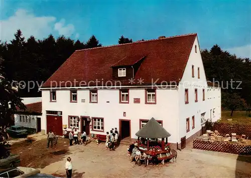 AK / Ansichtskarte  Eschau_Unterfranken Gasthaus Pension Hundsrueck Eschau Unterfranken