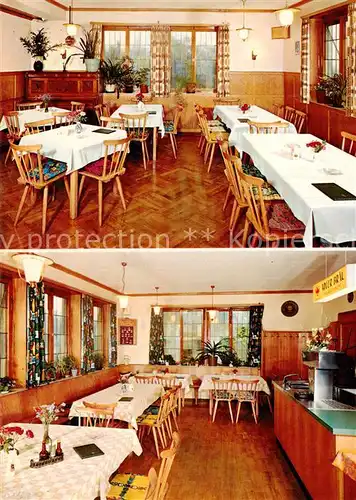 AK / Ansichtskarte  Sechselberg Gasthaus zum Waldhorn Gastraeume Sechselberg