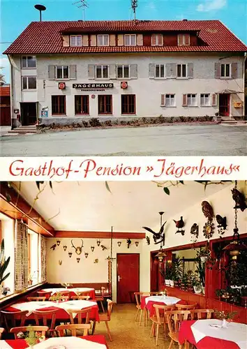 AK / Ansichtskarte  Altersberg_Winnenden Gasthof Pension Jaegerhaus Gaststube Altersberg Winnenden