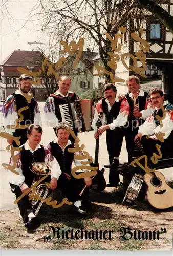 AK / Ansichtskarte  Bad_Rietenau_Aspach Rietenauer Buam Musikgruppe 