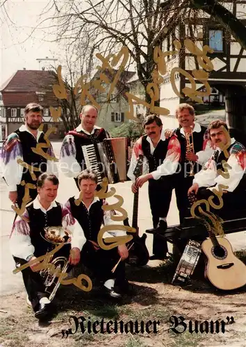 AK / Ansichtskarte  Rietenau_Aspach Rietenauer Buam Musikgruppe 