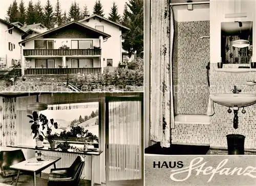 AK / Ansichtskarte  Oberstdorf Fremdenheim Haus Stefanz Gaststube Sanitaerraum Oberstdorf