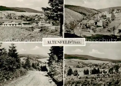 AK / Ansichtskarte  Altenfeld_Thueringen Blick zur Haube Masserberger Strasse Blick vom Rotkopf Teilansicht Altenfeld Thueringen