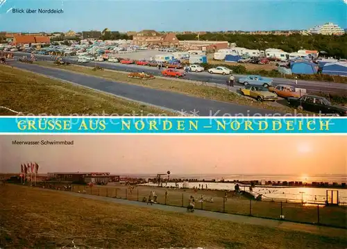 AK / Ansichtskarte  Norden_Norddeich_Nordseebad Panorama Meerwasser Schwimmbad 