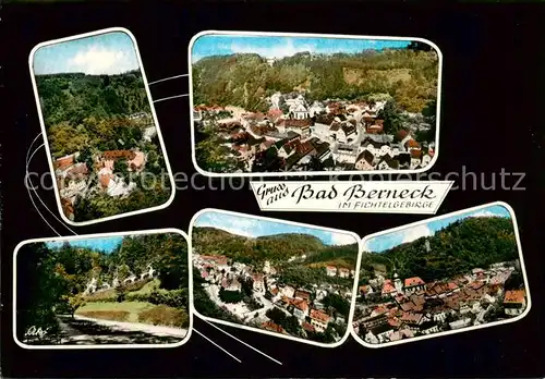 AK / Ansichtskarte 73867013 Bad_Berneck Panorama Teilansichten Bad_Berneck