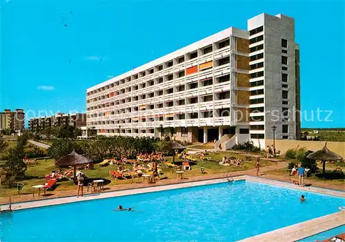 AK / Ansichtskarte 73867037 Matalascanas_ES Hotel El Rocio Schwimmbad 