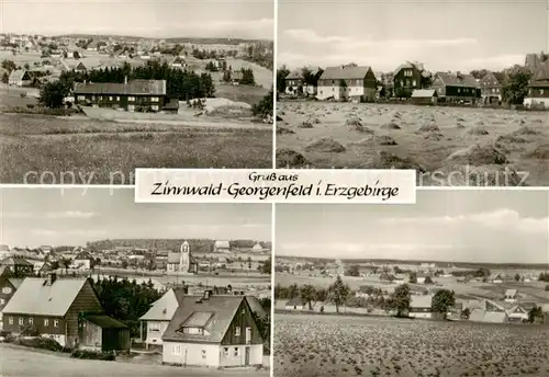 AK / Ansichtskarte  Zinnwald-Georgenfeld Panorama Teilansichten Zinnwald-Georgenfeld