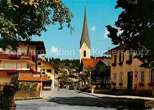 AK / Ansichtskarte  Bad_Haering_Tirol_AT Ortszentrum mit Blick zur Kirche 