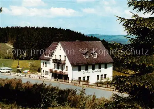 AK / Ansichtskarte  Laibach_Bad_Berleburg Hotel Pension Café Erholung Laibach_Bad_Berleburg