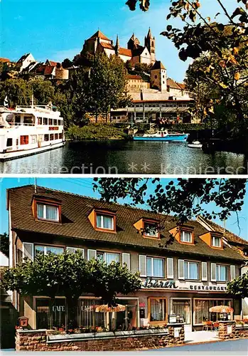 AK / Ansichtskarte 73867106 Breisach_Rhein Hotel Baeren Blick zum Muenster Breisach Rhein