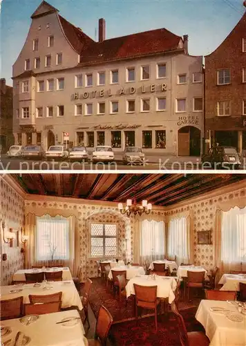 AK / Ansichtskarte  Ingolstadt_Donau Hotel Restaurant Adler Ingolstadt_Donau