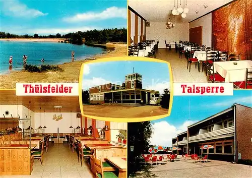 AK / Ansichtskarte  Petersfeld_Cloppenburg Hotel Campingplatz Einhaus Thuelsfelder Talsperre Petersfeld Cloppenburg