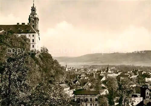 AK / Ansichtskarte 73867127 Rudolstadt Heidecksburg mit Blick auf die Stadt Rudolstadt