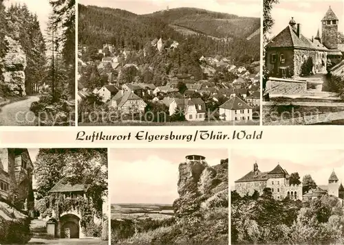 AK / Ansichtskarte 73867130 Elgersburg Teilansichten Panorama Burg Elgersburg