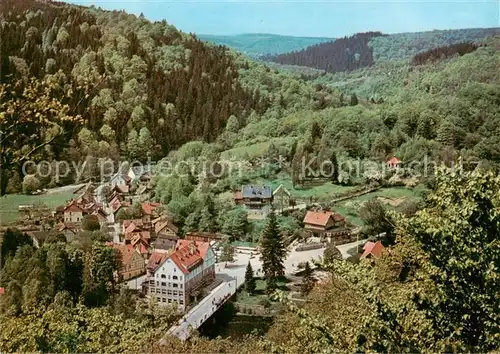 AK / Ansichtskarte  Treseburg_Harz Fliegeraufnahme Treseburg Harz