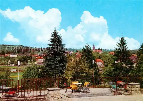 AK / Ansichtskarte  Friedrichsbrunn_Harz Blick von der Terrasse des Sanatoriums Ernst Thaelmann Friedrichsbrunn Harz