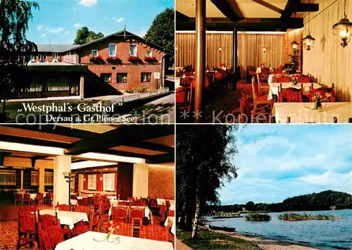 AK / Ansichtskarte 73867146 Dersau Hotel Restaurant Westphal am Grossen Ploener See Dersau