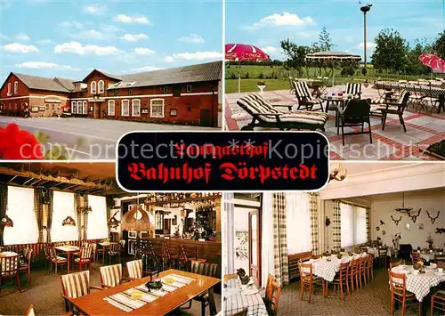 AK / Ansichtskarte 73867154 Doerpstedt_Schleswig Landgasthof Doerpstedt Restaurant Terrasse Doerpstedt_Schleswig