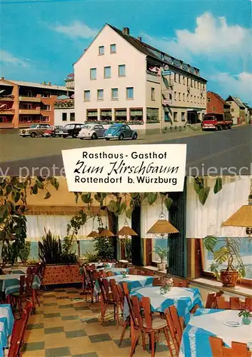 AK / Ansichtskarte  Rottendorf_Wuerzburg_Unterfranken Rasthaus Gasthof zum Kirschbaum Restaurant 