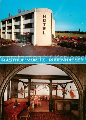 AK / Ansichtskarte 73867170 Ruedenhausen Rasthof Moritz Restaurant Ruedenhausen