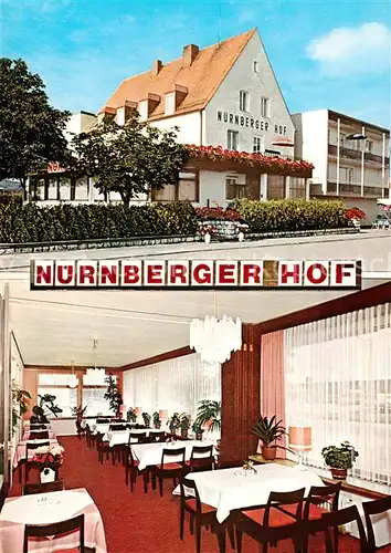 AK / Ansichtskarte 73867174 Neumarkt_Oberpfalz Hotel Nuernberger Hof Restaurant Neumarkt Oberpfalz